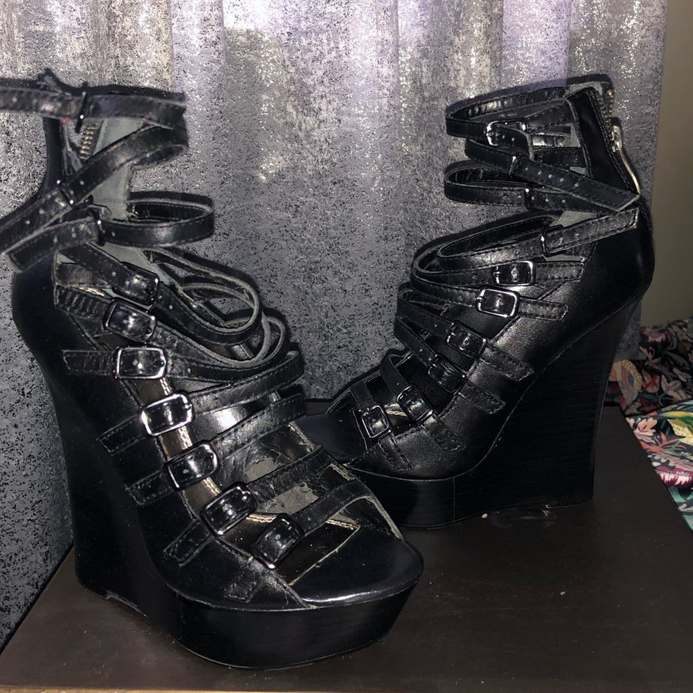 Black heels